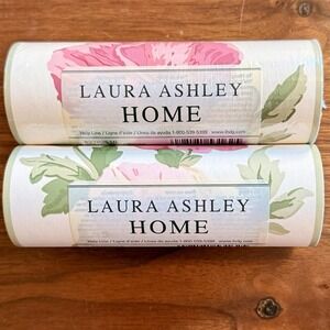 NEW! 2 Rolls VTG 10yds Laura Ashley Home Wallpaper Border Pink Floral 82702510